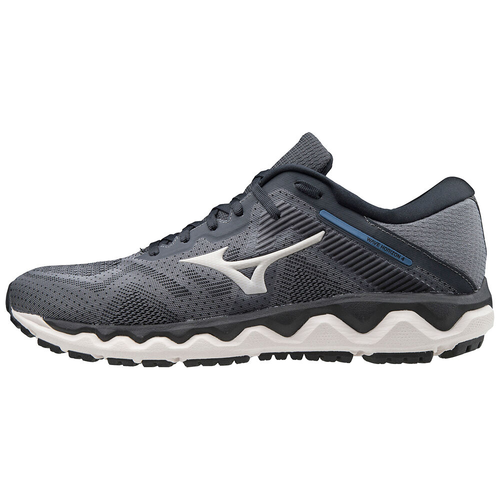 Panske Bezecke Topanky Mizuno Wave Horizon 4 Siva Vypredaj UFAB24870